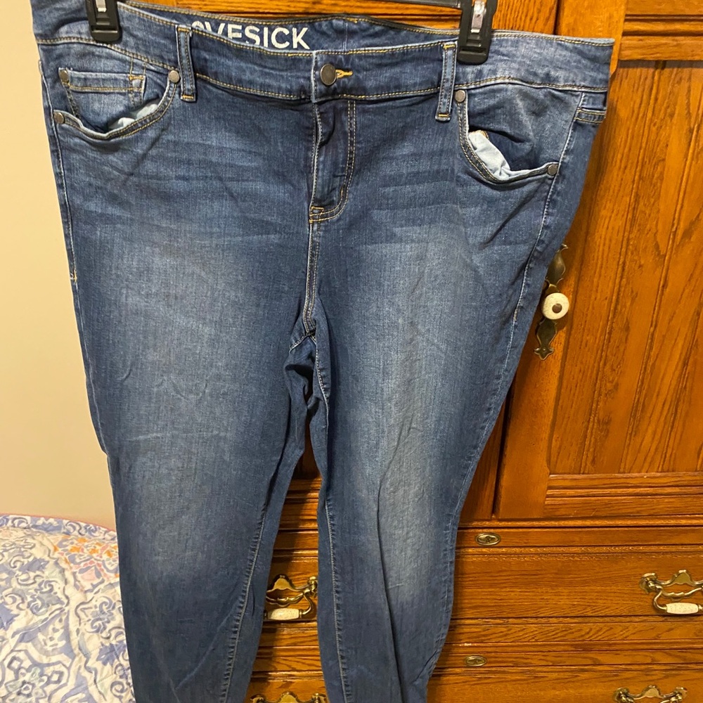 Lovesick skinny jeans 20 petite